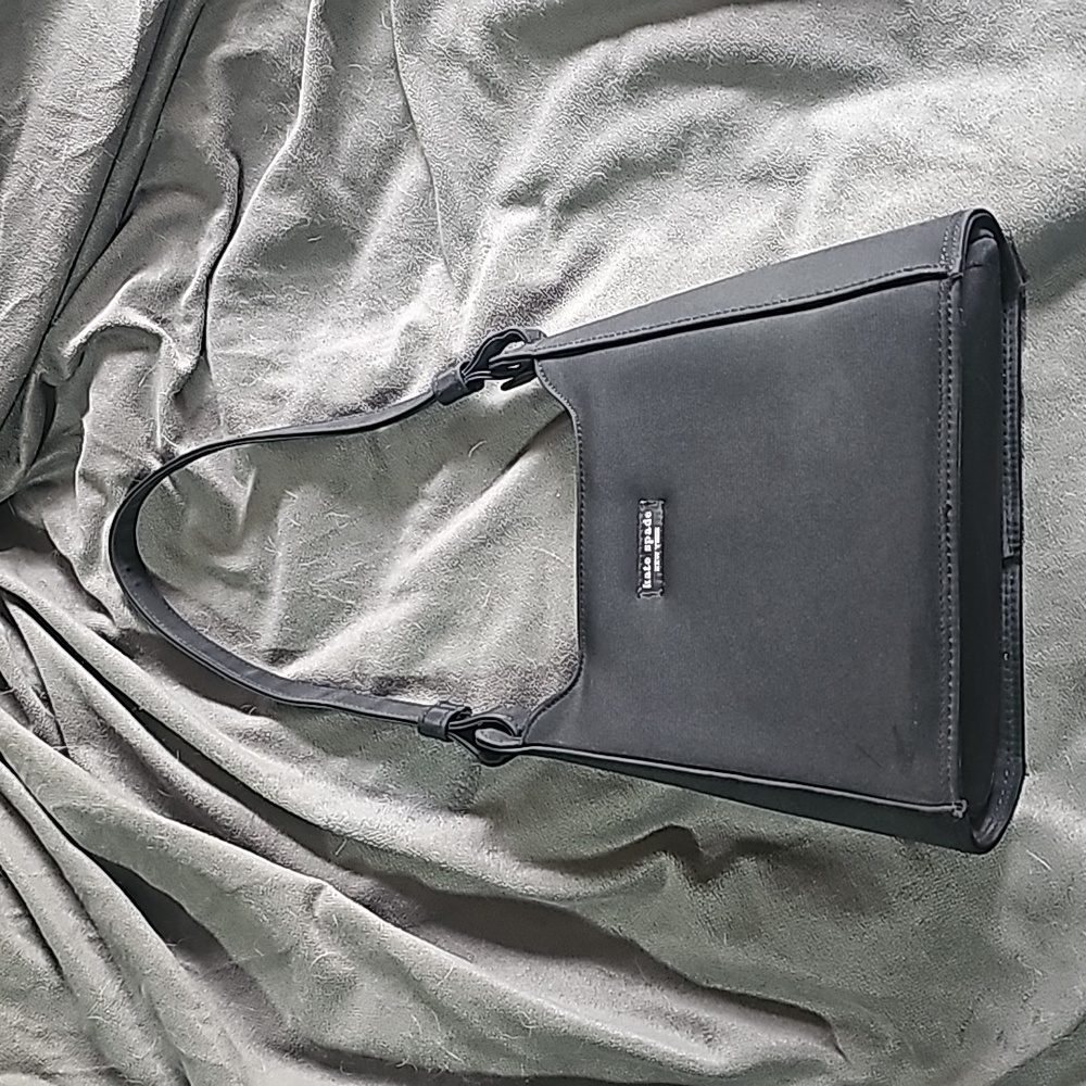 Kate Spade Black fabric shoulder bag